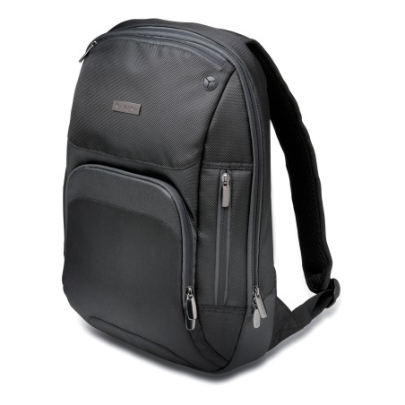 RUCSAC KENSINGTON, pt. notebook de max. 14 inch, 1 compartiment, buzunar frontal x 2 | buzunar lateral, waterproof, nylon, negru