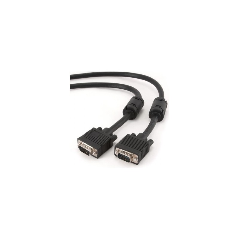 CABLU video GEMBIRD, VGA (T) la VGA (T), 3m, premium, dublu ecranat, negru, "CC-PPVGA-10-B" (timbru verde 0.8 lei)