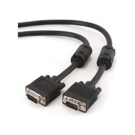 CABLU video GEMBIRD, VGA (T) la VGA (T), 3m, premium, dublu ecranat, negru, "CC-PPVGA-10-B" (timbru verde 0.8 lei)