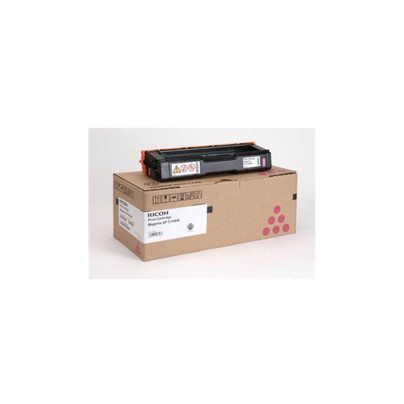 Toner Original Ricoh Magenta,407636, pentru SP C310|SP C231|SP C232|SP C311|SP C312|SP C320|SP C340|SP C242|SP C342, 6K, incl.TV