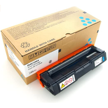 Toner Original Ricoh Cyan,407637, pentru SP C310|SP C231|SP C232|SP C311|SP C312|SP C320|SP C340|SP C242|SP C342, 6K, incl.TV 1.