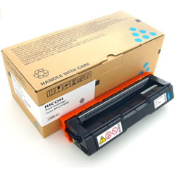 Toner Original Ricoh Cyan,407637, pentru SP C310|SP C231|SP C232|SP C311|SP C312|SP C320|SP C340|SP C242|SP C342, 6K, incl.TV 1.
