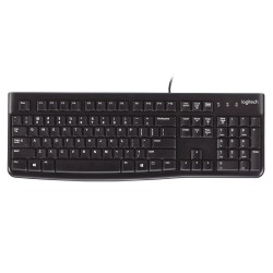 TASTATURA LOGITECH USB, black, "K120" OEM, "920-002479"  (timbru verde 0.8 lei)