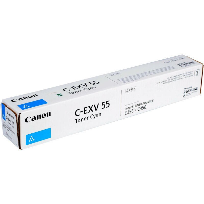 Toner Original Canon Cyan, EXV55C, pentru IR C256|IR C257|IR C356|IR C357, 18K, (timbru verde 1.2 lei) ,NOPP, "2183C002AA"