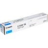 Toner Original Canon Cyan, EXV55C, pentru IR C256|IR C257|IR C356|IR C357, 18K, (timbru verde 1.2 lei) ,NOPP, "2183C002AA"