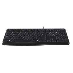 TASTATURA LOGITECH USB, black, "K120" OEM, "920-002479"  (timbru verde 0.8 lei)