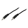 CABLU audio LOGILINK stereo (3.5 mm jack T/T), 2m, negru "CA1050" (timbru verde 0.08 lei)