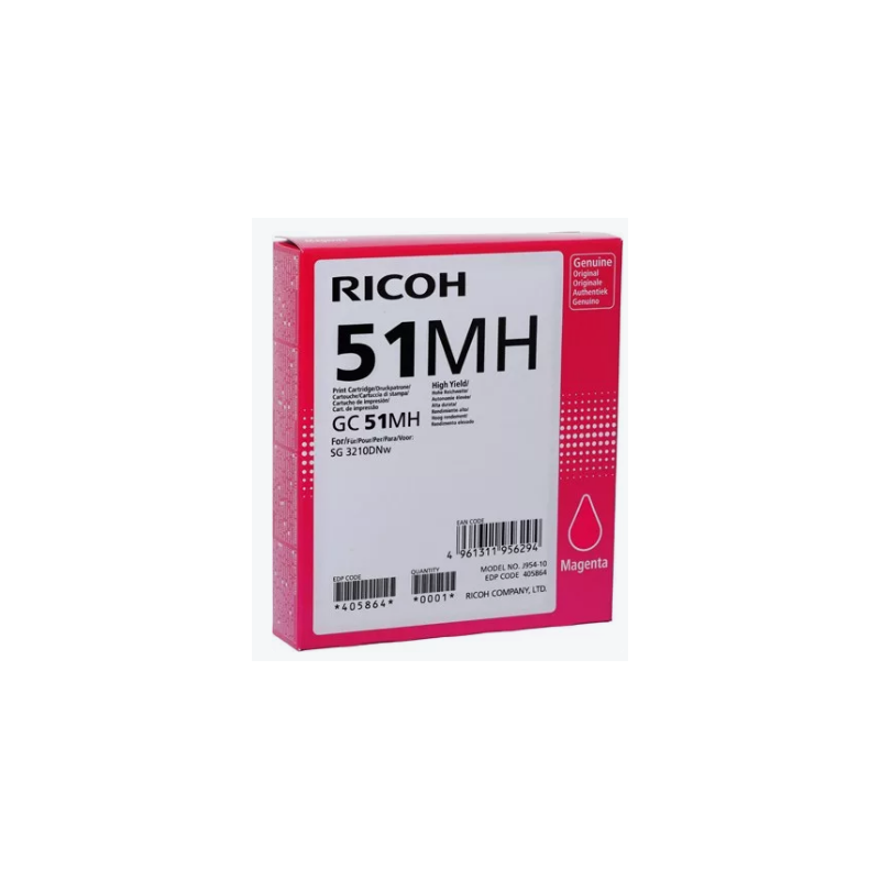 Cartus Gel Original Ricoh Magenta,405864, pentru SG3210, 2.5K, incl.TV 1.2 RON, "405864"