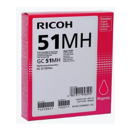Cartus Gel Original Ricoh Magenta,405864, pentru SG3210, 2.5K, incl.TV 1.2 RON, "405864"
