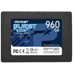 SSD PATRIOT, BURST ELITE, 960 GB, 2.5 inch, S-ATA 3, 3D QLC Nand, R/W: 450/320 MB/s, "PBE960GS25SSDR"