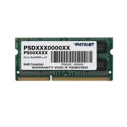 SODIMM Patriot, 4GB DDR3, 1600 MHz, low voltage "PSD34G1600L81S"