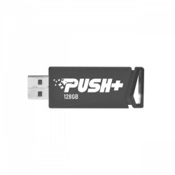 MEMORIE USB 3.2 PATRIOT PUSH+, 128 GB, profil mic, negru, "PSF128GPSHB32U" (timbru verde 0.03 lei)