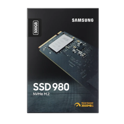 SSD SAMSUNG, 980, 500GB, M.2, PCIe Gen3.0 x4, V-Nand 3bit MLC, R/W: 3100 MB/s/2600 MB/s "MZ-V8V500BW"