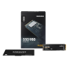 SSD SAMSUNG, 980, 500GB, M.2, PCIe Gen3.0 x4, V-Nand 3bit MLC, R/W: 3100 MB/s/2600 MB/s "MZ-V8V500BW"
