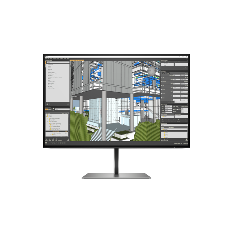 MONITOR HP 24 inch, home | office, TN, Full HD+ (WUXGA) (1920 x 1200), Wide, 350 cd/mp, 5 ms, HDMI | DisplayPort, "1C4Z5AA" (tim