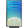 MONITOR Samsung 24 inch, home | office, IPS, WQHD (2560 x 1440), Wide, 300 cd/mp, 5 ms, HDMI | DisplayPort, "LS24A600UCUXEN" (ti