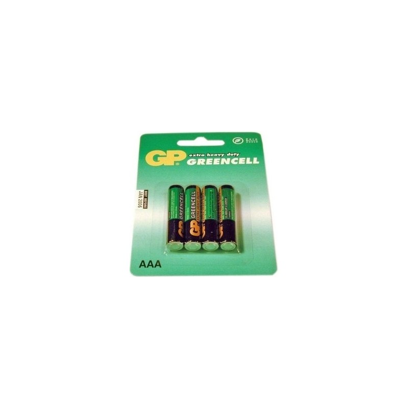 BATERIE GP BATTERIES AAA (R3), 1.5V, nealcalina, 4 buc., "GP24G-BL4" (timbru verde 0.32 lei)