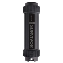 MEMORIE USB CORSAIR 64 GB, USB 3.0, cu capac, carcasa aluminiu, negru, "CMFSS3B-64GB" (timbru verde 0.03 lei)