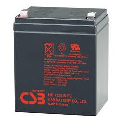 Baterie UPS CSB HR1221WF2, 12V 5Ah, 90 x 70 x 101.7 mm, Borne F2, Durata medie 3-5 ani, VRLA "HR1221WF2" (timbru verde 0.5 lei)