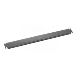 Blank Panel Black 19" 1U for empty cabinet space "N109.207BK"