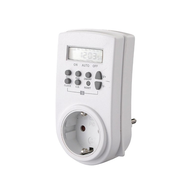 PRIZA Bachmann, Schuko x 1, conectare prin Schuko (T), cablu nu e cazul, 16 A, protectie supratensiune, alb, "852.108" (timbru v