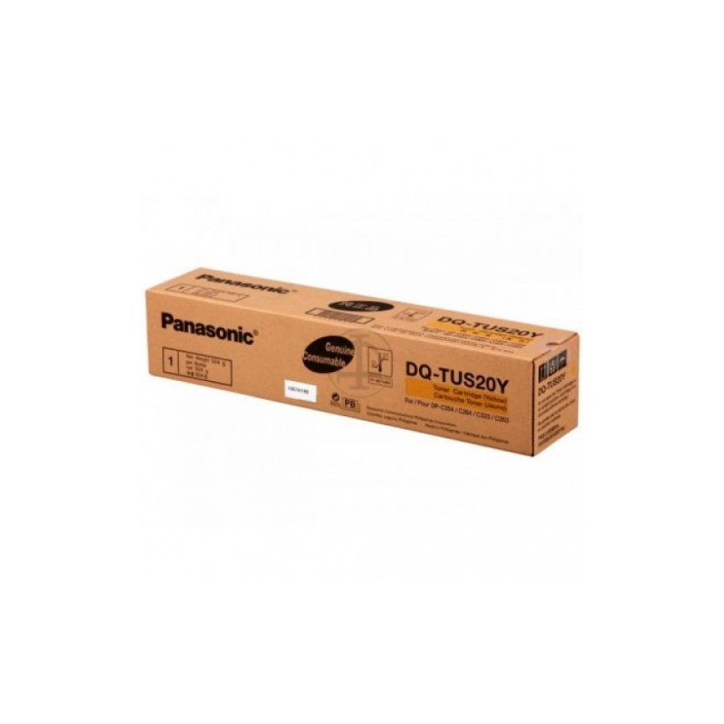 Toner Original Panasonic Yellow, DQ-TUS20Y-PB, pentru DP-C354|264, 20K, (timbru verde 1.2 lei) , "DQ-TUS20Y-PB"