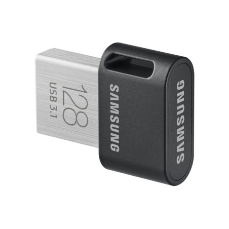 MEMORIE USB SAMSUNG 128 GB, USB 3.1, profil mic, carcasa plastic, negru, "MUF-128AB/APC" (timbru verde 0.03 lei)