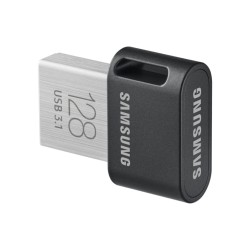 MEMORIE USB SAMSUNG 128 GB, USB 3.1, profil mic, carcasa plastic, negru, "MUF-128AB/APC" (timbru verde 0.03 lei)