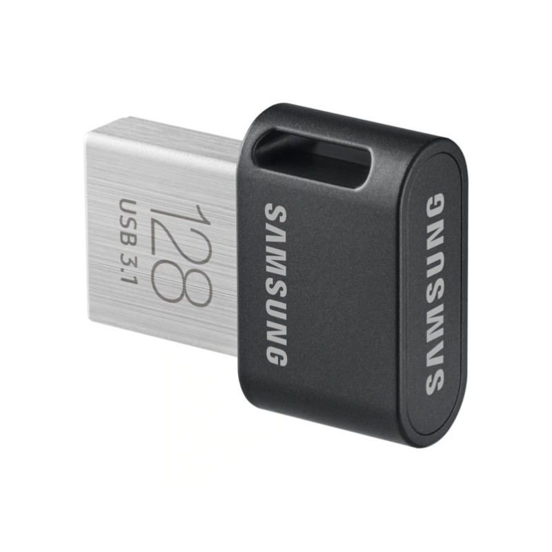 MEMORIE USB SAMSUNG 128 GB, USB 3.1, profil mic, carcasa plastic, negru, "MUF-128AB/APC" (timbru verde 0.03 lei)