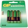 BATERIE GP BATTERIES AAA (R3), 1.5V, nealcalina, 4 buc., "GP24G-BL4" (timbru verde 0.32 lei)