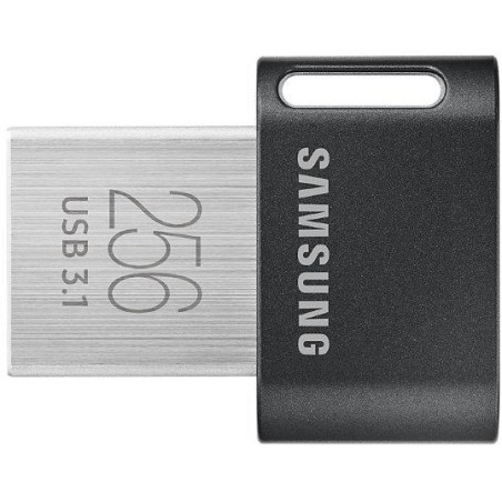 MEMORIE USB SAMSUNG 256 GB, USB 3.1, profil mic, carcasa metalica, negru, "MUF-256AB/APC" (timbru verde 0.03 lei)