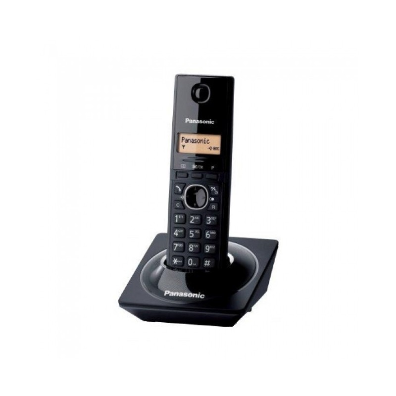 Telefon DECT negru, KX-TG1711FXB, Panasonic "KX-TG1711FXB" (timbru verde 0.8 lei)