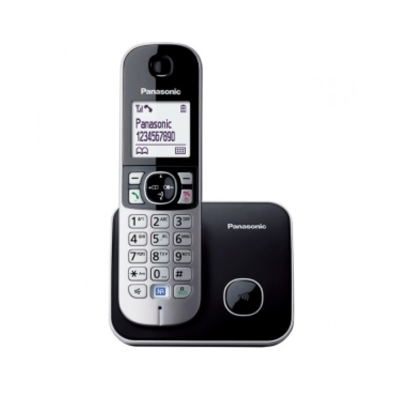 Telefon DECT negru, KX-TG6811FXB, Panasonic "KX-TG6811FXB" (timbru verde 0.8 lei)