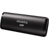 SSD. extern ADATA SE760, 2TB, USB 3.2 Type-C, R/W: 530/460 MB/s, negru, "ASE760-2TU32G2-CBK" (timbru verde 0.18 lei)