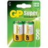 Baterie GP Batteries, Super Alcalina C (LR14) 1.5V alcalina, blister 2 buc. "GP14A-2UE2" "GPPCA14AS003" - 16370 (timbru verde 0.