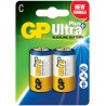 Baterie GP Batteries, Ultra+ Alcalina C (LR14) 1.5V alcalina, blister 2 buc. "GP14AUP-2UE2" "GPPCA14UP011" (timbru verde 0.16 le