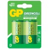 Baterie GP Batteries, Greencell D (LR20) 1.5V carbon zinc, blister 2 buc. "GP13G-2UE2" "GPPCC13KC028" (timbru verde 0.04 lei)