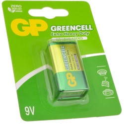 Baterie GP Batteries, Greencell (6LF22) 9V carbon zinc, blister 1 buc. "GP1604GLF-2UE1" "GPPVCF9VG006" (timbru verde 0.08 lei)