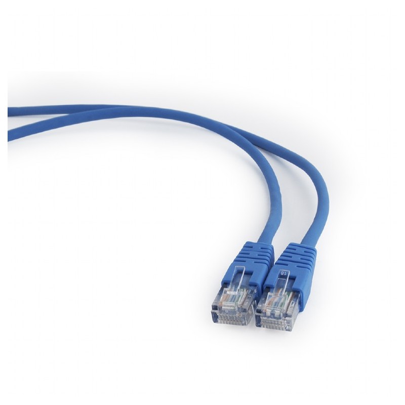 PATCH CORD UTP GEMBIRD Cat5e, cupru-aluminiu, 0.25 m, albastru, AWG26, "PP12-0.25M/B" (timbru verde 0.08 lei)