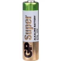 Baterie GP Batteries, Super Alcalina (27A) 12V alcalina, blister 1 buc. "GP27AF-2C1" "GPPBA27AF000" - 29820 (timbru verde 0.08 l