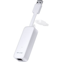 ADAPTOR RETEA TP-LINK , extern, USB 3.0, port RJ-45, 1000 Mbps, "UE300" (timbru verde 0.18 lei)