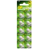 Baterie GP Batteries, butoni (AG10/LR54) 1.5V alcalina, blister 10 buc. "GP189F-2C10" "GPPBA189F007" (timbru verde 0.1 lei)