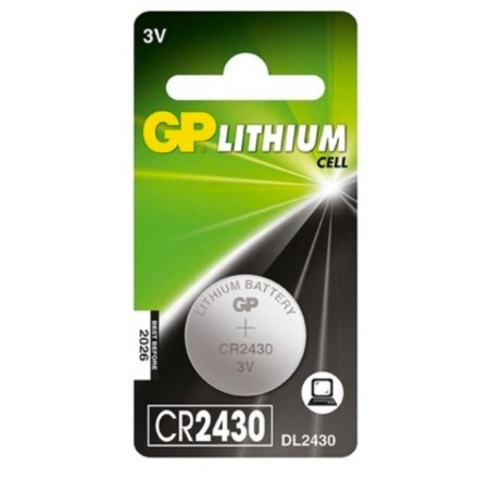 Baterie GP Batteries, butoni (CR2025) 3V lithium, blister 1 buc. "GPCR2025-2CPU1" "GPPBL2025152" (timbru verde 0.01  lei)