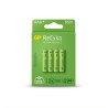 Acumulatori GP Batteries, ReCyco 850mAh AAA (LR03) 1.2V NiMH, paper box 4 buc. 85AAAHCE-EB4, "GPRHCH83E016" (timbru verde 0.32 l