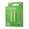 Acumulatori GP Batteries, ReCyco 2600mAh AA (LR6) 1.2V NiMH, paper box 2 buc. 270AAHCE-EB2, "GPRHC272E022" (timbru verde 0.16 le