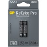 Acumulatori GP Batteries, ReCyco Pro 850mAh AAA (R03) 1.2V NiMH, paper box 2 buc. 85AAAHCB-EB2, "GPRHCH83B225" (timbru verde 0.1