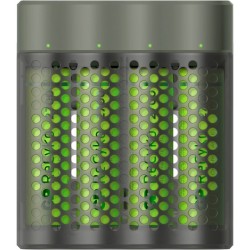 Incarcator GP Batteries, Recyko compatibil NiMH (AA/AAA), include 4 x 2700 mAh AA (R6), incarcare USB, 4 LED-uri indicare incarc