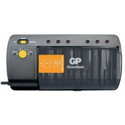 Incarcator GP Batteries, ReCyko compatibil NiMH universal (AA/AAA/9V/C/D), nu include acumulatori, wall charger, 4 LED-uri indic