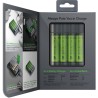 Incarcator GP Batteries, Recyko compatibil NiMH (AA/AAA), include 4 x 2700 mAh AA (R6), functie powerbank, incarcare USB, 6 LED-