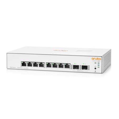SWITCH HP, Aruba, Gigabit x 8, SFP x 2, "JL680A" (timbru verde 2 lei)